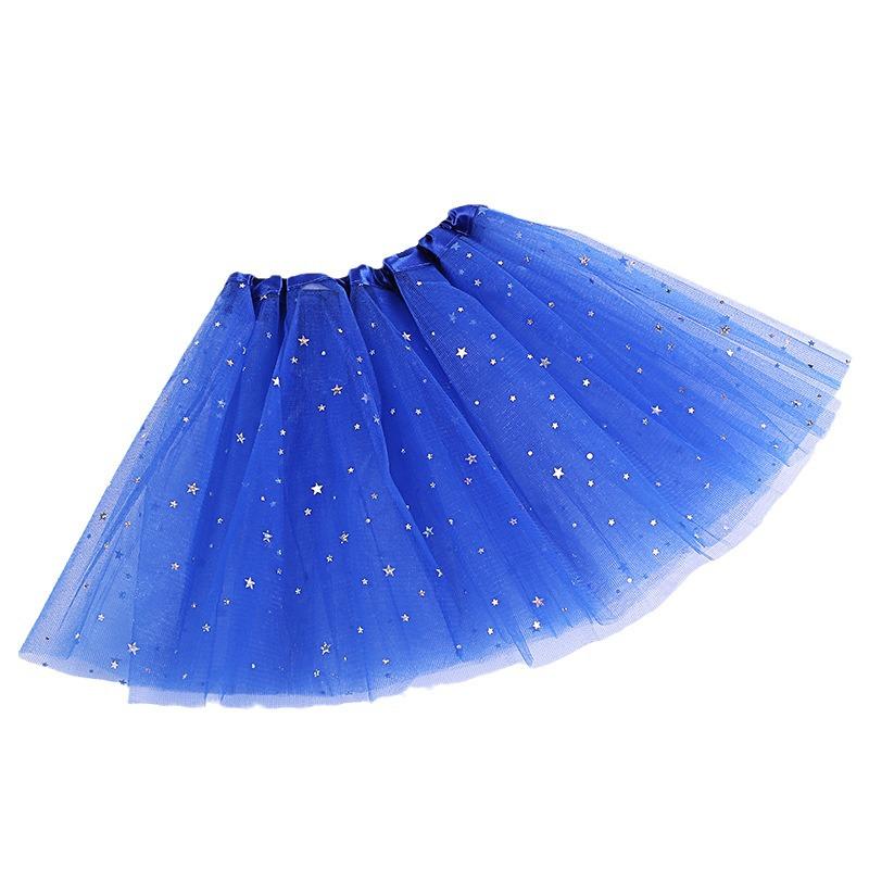 Adult European & American Three-Layer Sequin Mesh Ballet Tutu