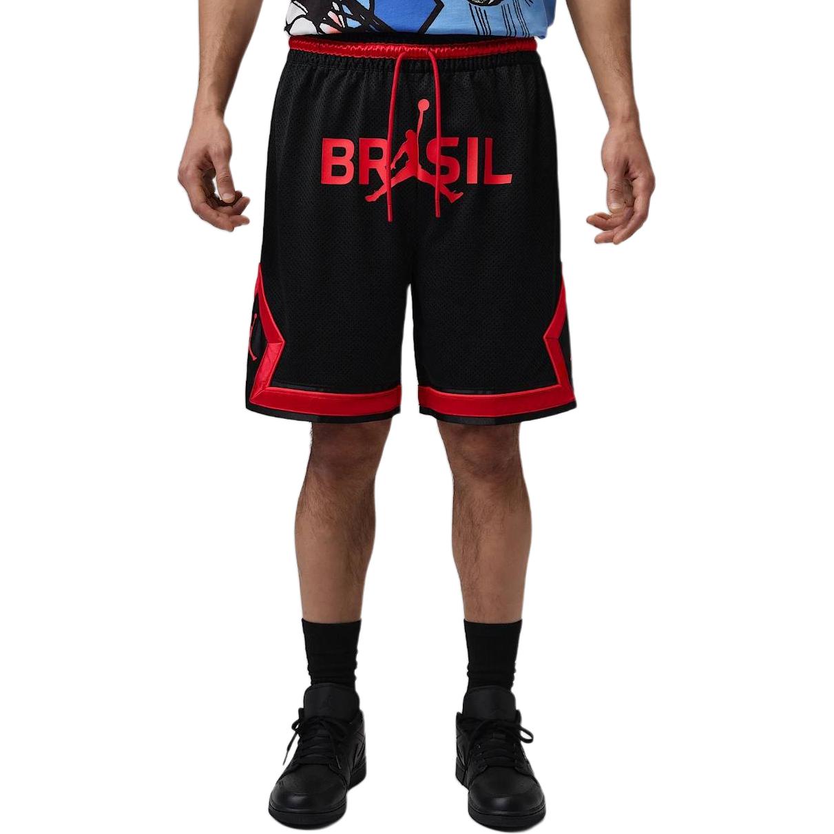 Jordan Diamond Color Block Mid Waist Mesh Lace Up Casual Shorts Men shorts IF3913010 S