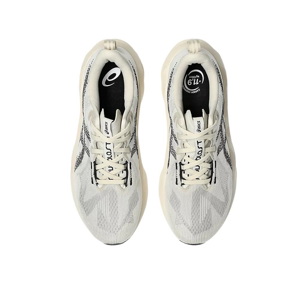 Asics Novablast 5 Fashionable Minimalist Shock Absorbing Low Top Running Shoes Men Sneakers Beige Black 1011B974-250