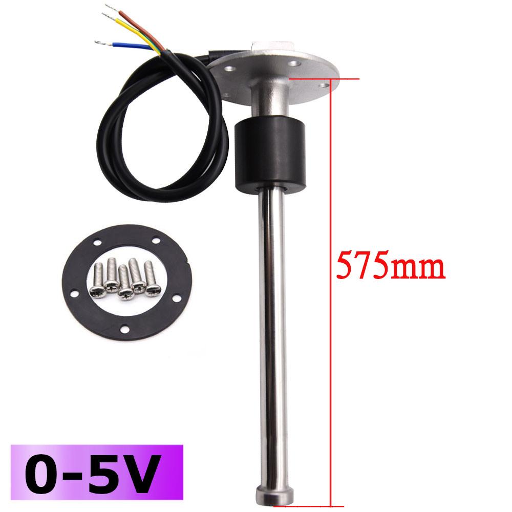 0-5V Boat Car Fuel Level Gauge Sensor Oil Liquid Tank Fuel Sender Unit Sensors 150/175/200/225/575mm Water Level Sensor Custom