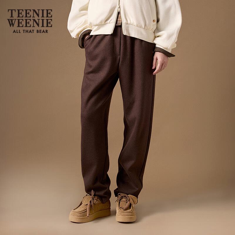 Teenie Weenie Women's Bear Logo Simple Winter Sweatpants