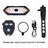 Bike Turn Signal Lights IPX4 Waterproof Rear Warning LED Lights Bike Wireless Safety Warning Tail Light MTB Road Bike Rear Light