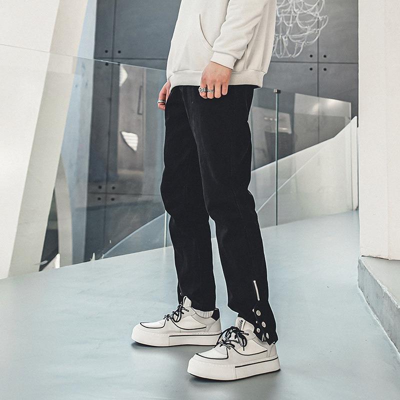 Little White Shoes Men's Spring New Products Fashion Versatile Board Shoes Business Wide Leg Pants Casual Shoes