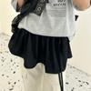 Shirt Extender Lace Up Hip Scarf Hip-hop Ruffled Edge Waistband Layer Outfits Skirt  Jeans Decor