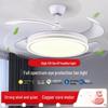 2025 Modern Minimalist Invisible Ceiling Fan Light for Living Room, Bedroom, Restaurant - Integrated Chandelier Design
