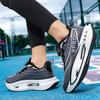 Winter velvet thickened cold-proof and warm large cotton shoes parent-child rotating buckle cushioning rebound sports running shoes