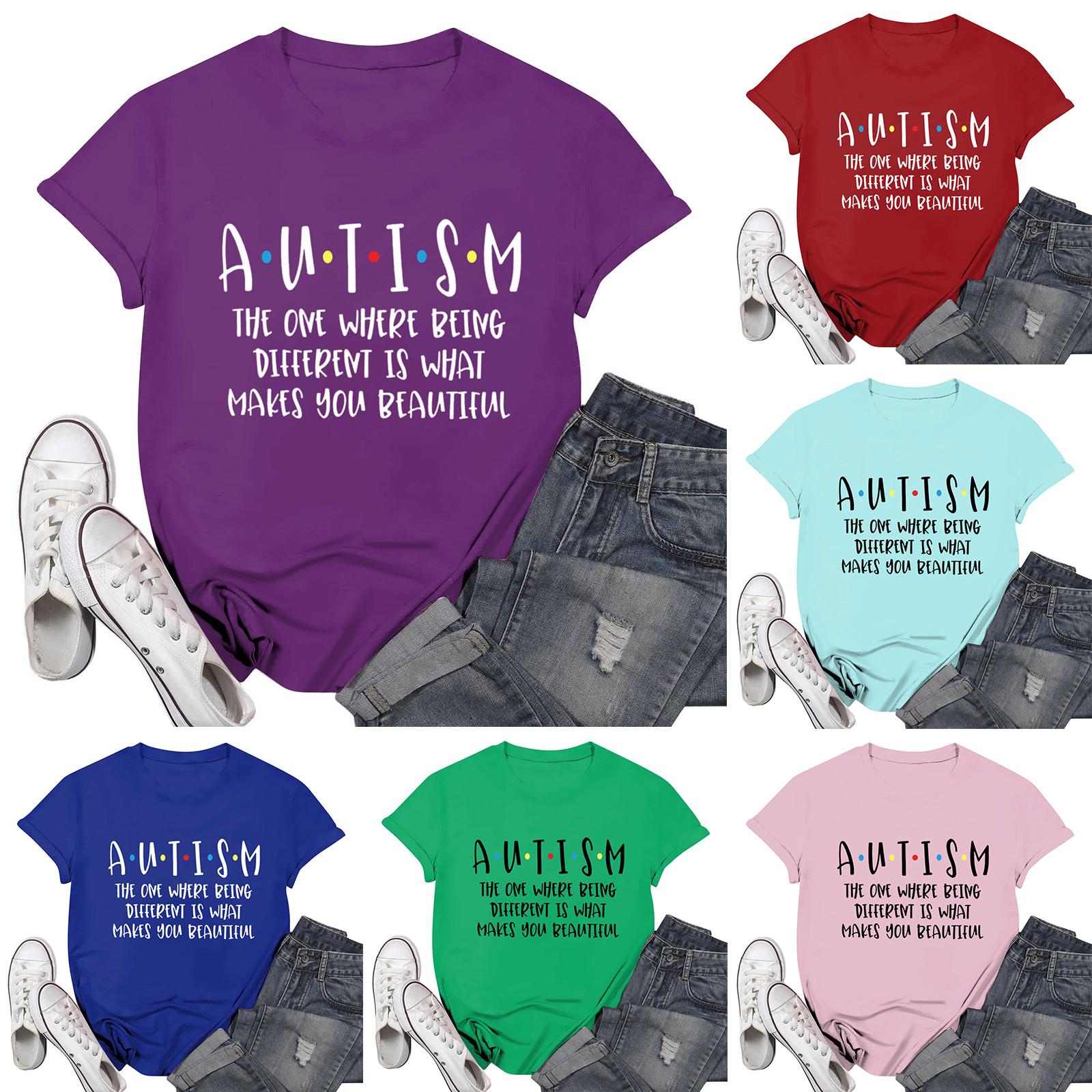 

Женская повседневная футболка с принтом, пуловер с круглым вырезом, топ с короткими рукавами