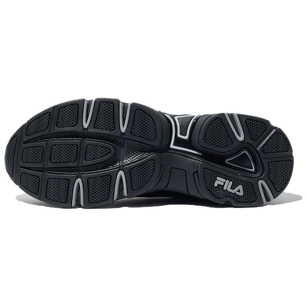 Fila Memory Decimus V3 Synthetic Leather Comfortable Versatile Casual Shoes Unisex Sneakers Black FS261RU03X080001