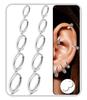 6 Pairs Earrings Sets for Multiple Piercing Small Huggie Hoop Earrings Flat Back Tiny Ball CZ Opal Pearl Stud Earrings for Women