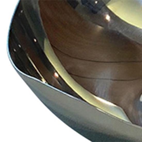 Salad Bowl 304 Stainless Steel Food Grade Large Capacity Smooth Surface Scratch Resistant Fruit Candy Snack Storage