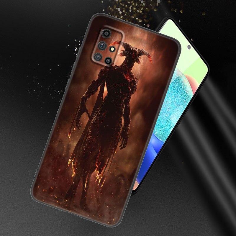 Devil Satan Art Phone Case For Samsung Galaxy A21 A30 A50 A52 S A13 A22 A32 4G A23 A33 A53 A73 5G A12 A31 A51 A70 A71 A72 Cover