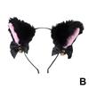 Sexy Cat Ears Headband Lace Bow Choker Plush Bell Hairband Cosplay Masquerade-Party Costume Hair Accessories For Women Girl C5F0