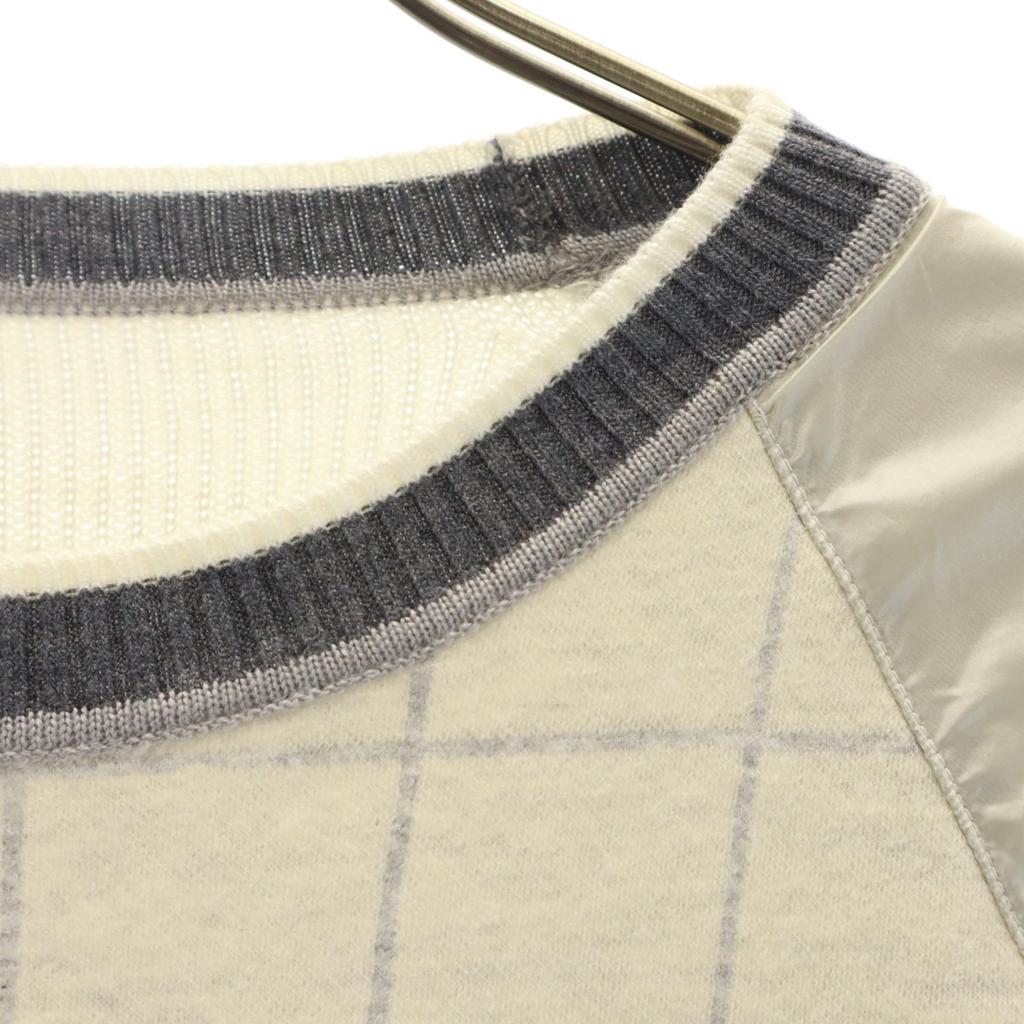 LANVIN SPORT Langarm Nylon Switching Strick 38 Gurege Damen Gebraucht