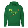 Hoodie - NPZ - Inspired by Senegal - Number 10 - Federal Crest - National Colors