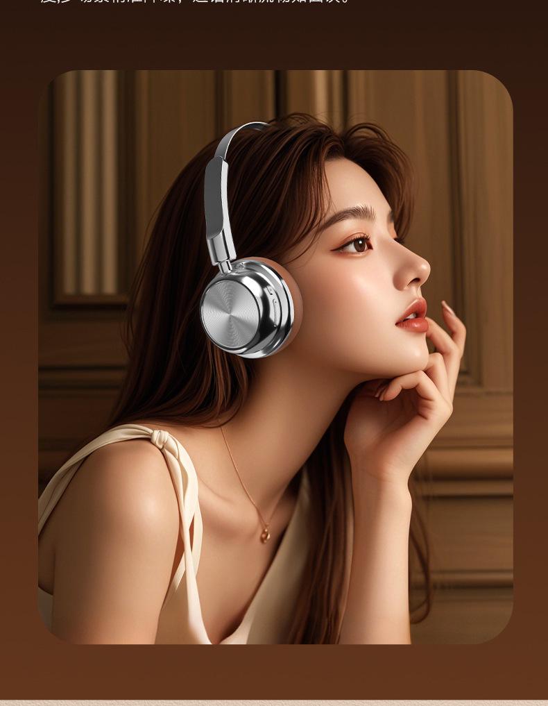 Retro Fashion CR-20 Myllard Bluetooth 5.4 Over-Ear Headphones with Super Long Battery Life