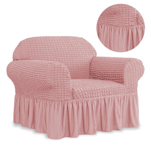 Чехол на кресло в европейском стиле на 1 место с юбкой, эластичный чехол для дивана для гостиной, эластичный чехол для углового дивана, дивана 75-120cm