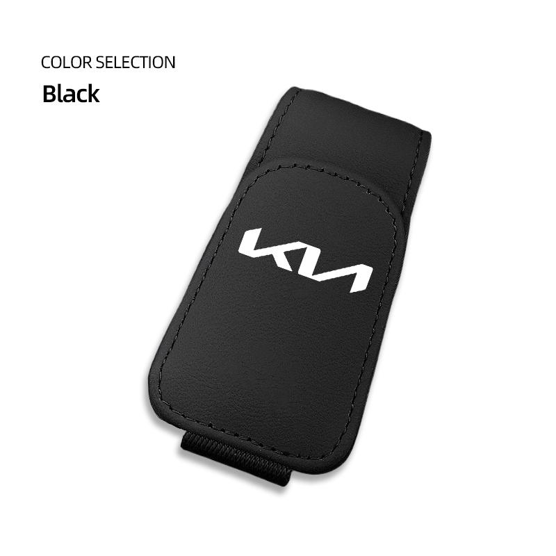 Car Visor Glasses Clip Glasses Storage Holder For KIA K3 Sportage Carnival K5 Seltos Pegas KX1 EV5 Sonet EV6 K4 EV3 Ceed K8 K9 Jlsz20