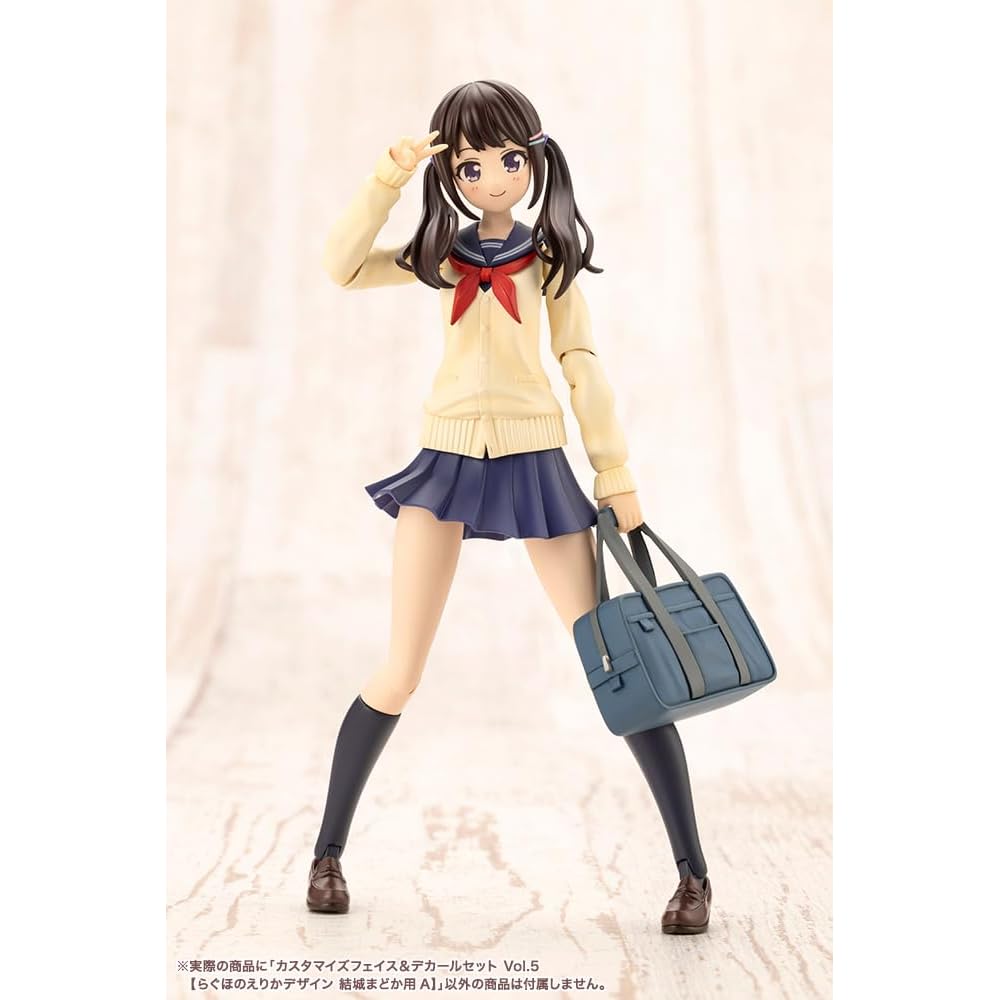 Kotobukiya Customizable Face & Decal Set Vol.5 for Madoka Yuuki 1/10 Scale Model 18mm Height