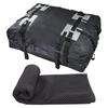 Rooftop Cargo Carrier Car Rooftop Cargo Carrier Bag With 15 Cubic Feet Capacity 600D Oxford Cloth Waterproof Soft Car Roof Bag