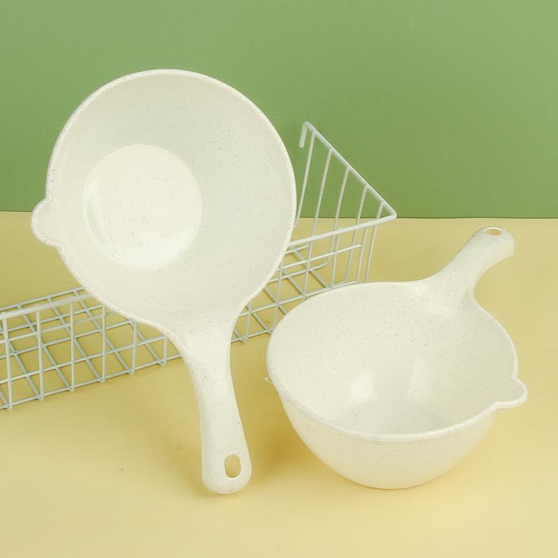 Domácí plastová naběračka na vodu s dlouhou rukojetí, zesílená pro kuchyň a koupelnu, víceúčelová, nárazuvzdorná, koupací a prací naběračka