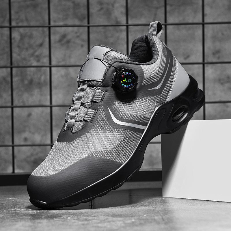 

site shoes, labor insurance shoes, men s and women s anti-smash and anti-stab shoes, wear European standard steel bag head foot protectors Grey; 47