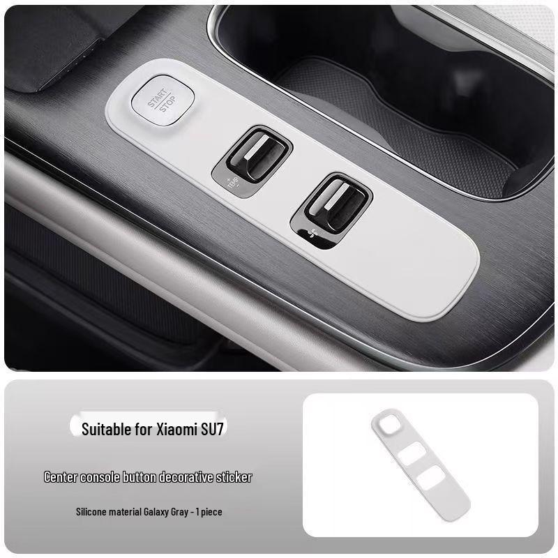 Silicone Non-slip Protective Sticker for Xiaomi SU7 Central Control Panel Interior Accessories