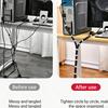 Portable Cable Organizer, Magic Tape Cable Ties - Cable Management Tool for Data Cables, Power Strip Wires, Home Daily Use