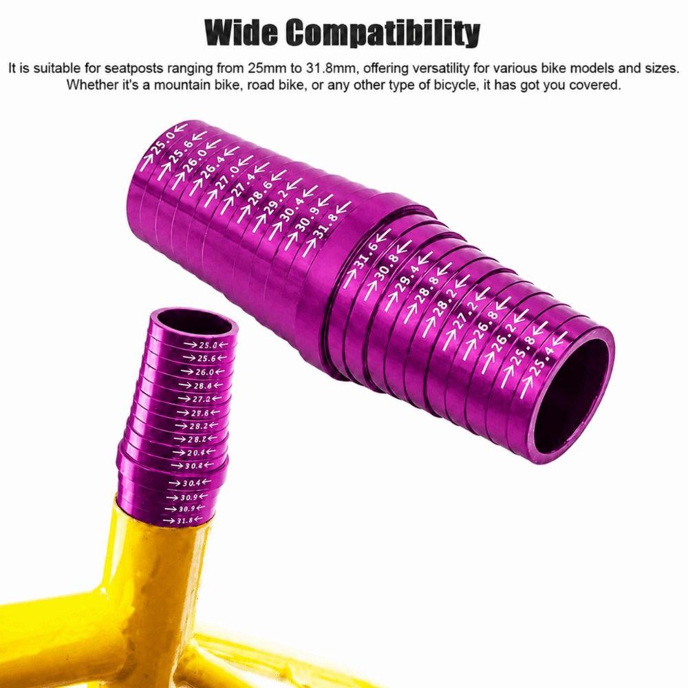 25mm to 31.8mm Bike Seatpost Measuring Tool Seatpost Diameter Measuring Tool for Bikes