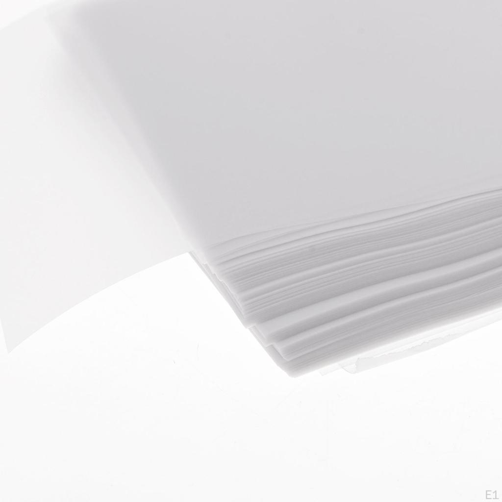 200 de bucăți, 63 g/m², hârtie translucidă, hârtie de calc pentru scrapbooking, desen, artizanat, bricolaj