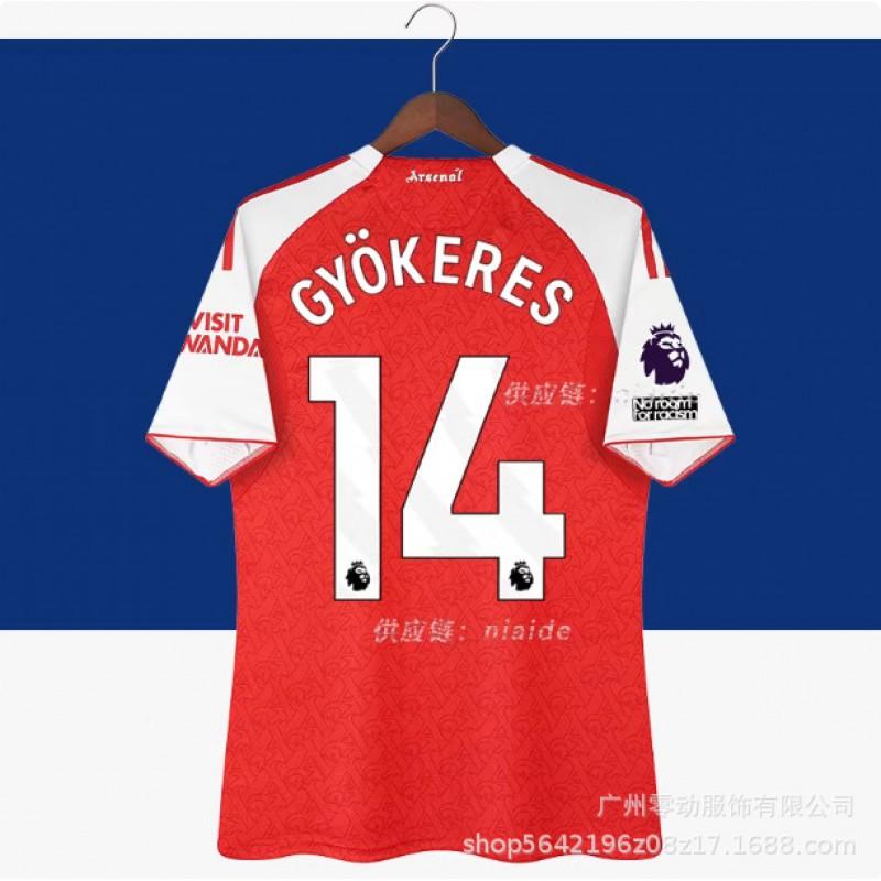 2026-2027 Foci Mezek Férfi Női Rövid Ujjú Labdarúgó Póló Barcelona PSG Bayern Liverpool Arsenal Manchester United
