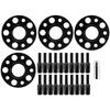 Car Hub Centric Wheel Spacers Kit 20mm Replacement for W202 C Class C220 C230 C280 C43 1994‑2000Black