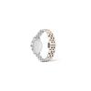 Daniel Wellington Ophelia Mini Two-Tone Watch 25.5x22mm White RG for Women Elegant Fashion Timepiece
