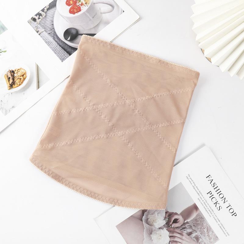Summer Mesh Anti-Roll Waist Cincher: High Elasticity Postpartum Abdomen Shaper