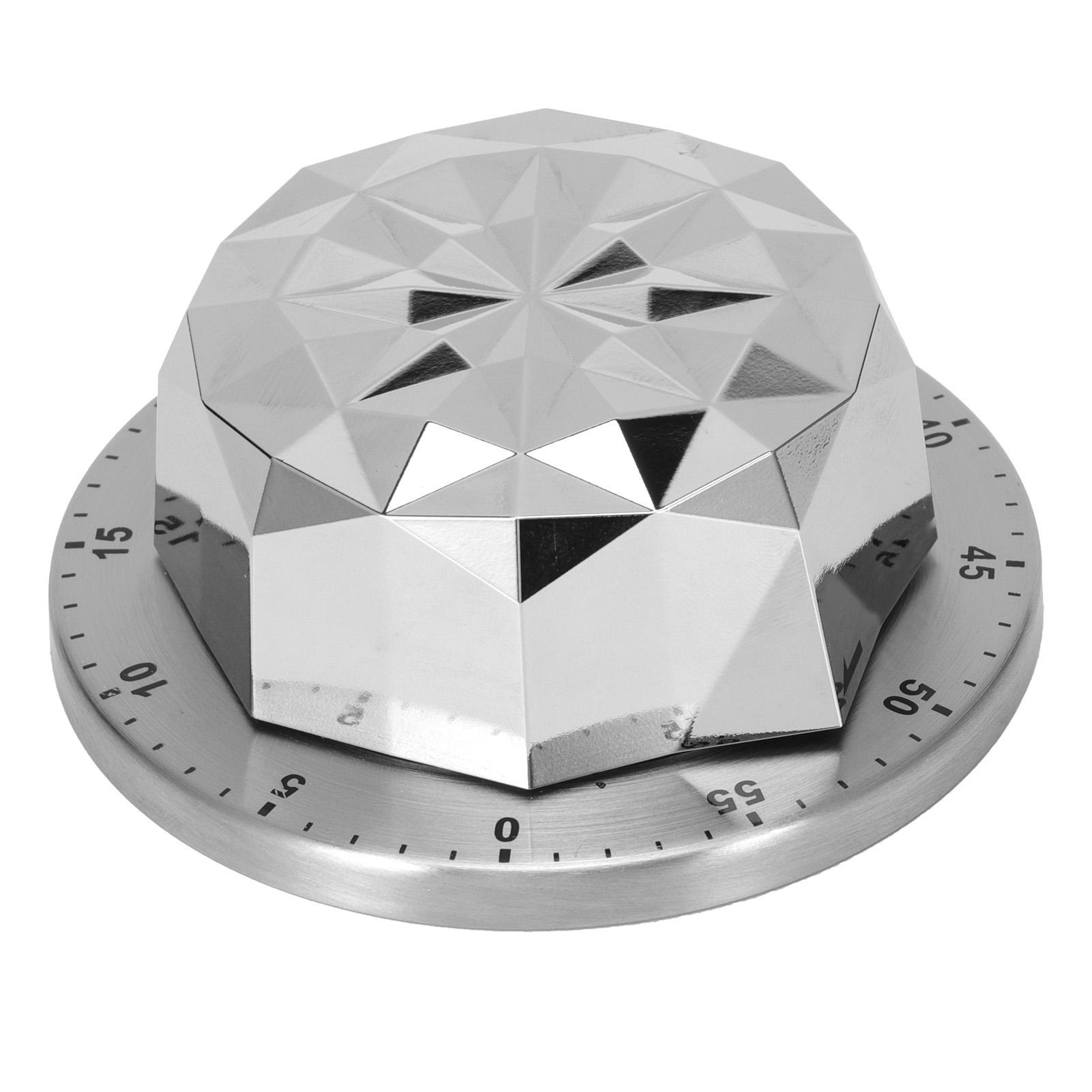 Mechanical Magnetic Timer for Cooking Backing Stainless Steel Body Countdown Reminder