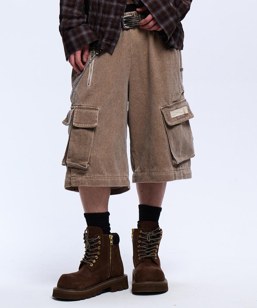 Aleseueseussi Convertible Carpenter Pants - Beige