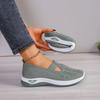 Spring and Summer Large Size Casual Comfortable Ladies Cloth Shoes One Foot Stirrup Flyweave Mesh Shoes Women's Shoes