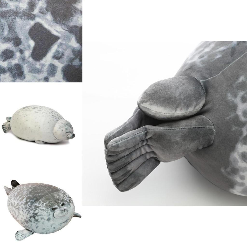 Large Chubby Blob Seal Plush Toy Animal Pillow Pet Soft And Cute Ocean Stuffed Doll Gift