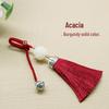 Elegant Lotus & Palace Bell Tassel Keychain Pendant for Bags & Cars