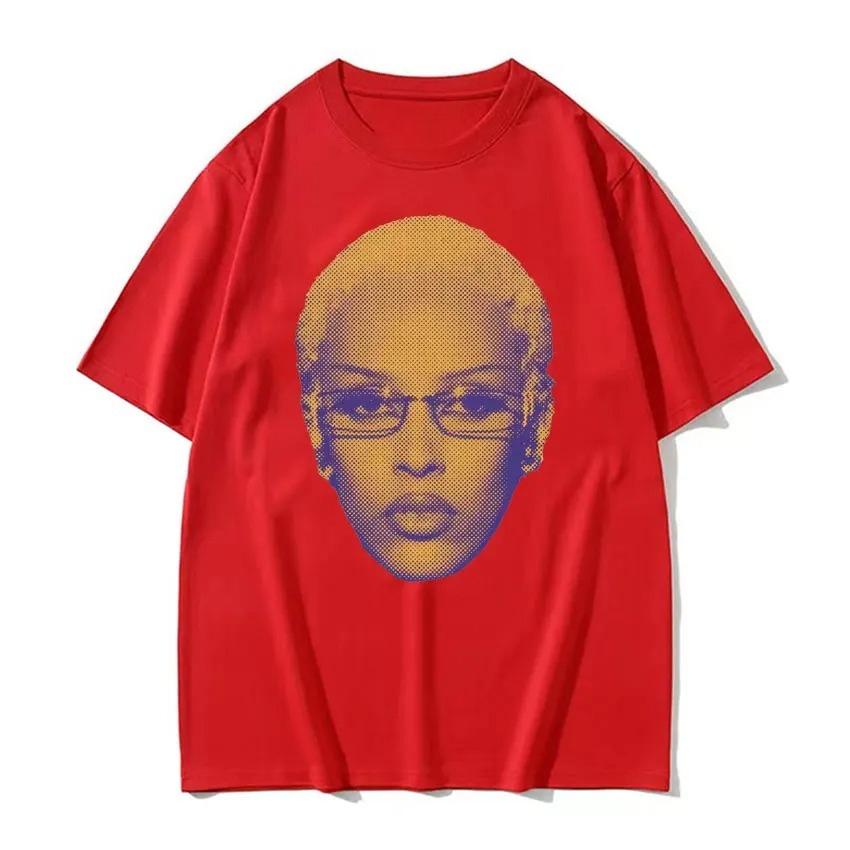 2026 Retro Rapper Doja Cat Face Graphic Tee Shirt Men Women 90s Fashion Classic TShirts Casual High Quality Cotton Tshirt Tops