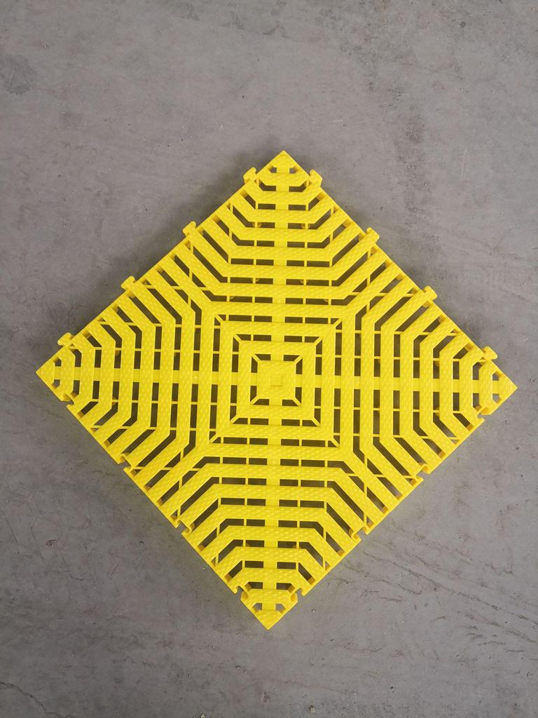 Car Wash Room Floor Grid - 4cm Garage Tile Floor Mat 4S Shop Grid Mat