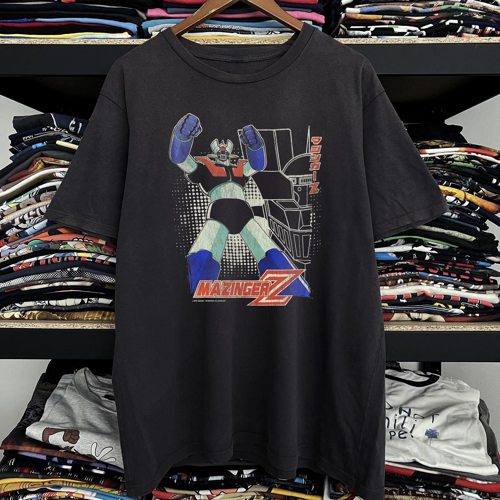 Rare Mazinger Washed T-Shirt Black L 4XL