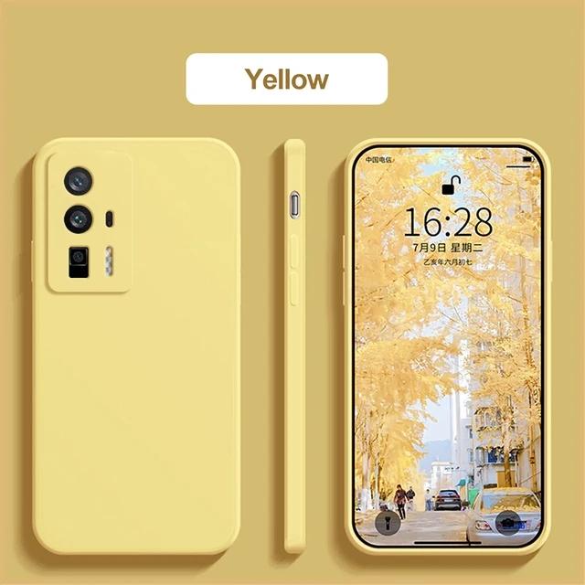 

Чехол Poco F5 PocoF5 Pro, роскошный жидкий силиконовый противоударный чехол для телефона Xiaomi Poco F5 F 5 Pro F5Pro PocoF5 Pro, мягкая задняя крышка For Poco F5 Pro жёлтый