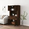 VidaXL Buffet haut Chêne marron Bois d'ingénierie 3185374