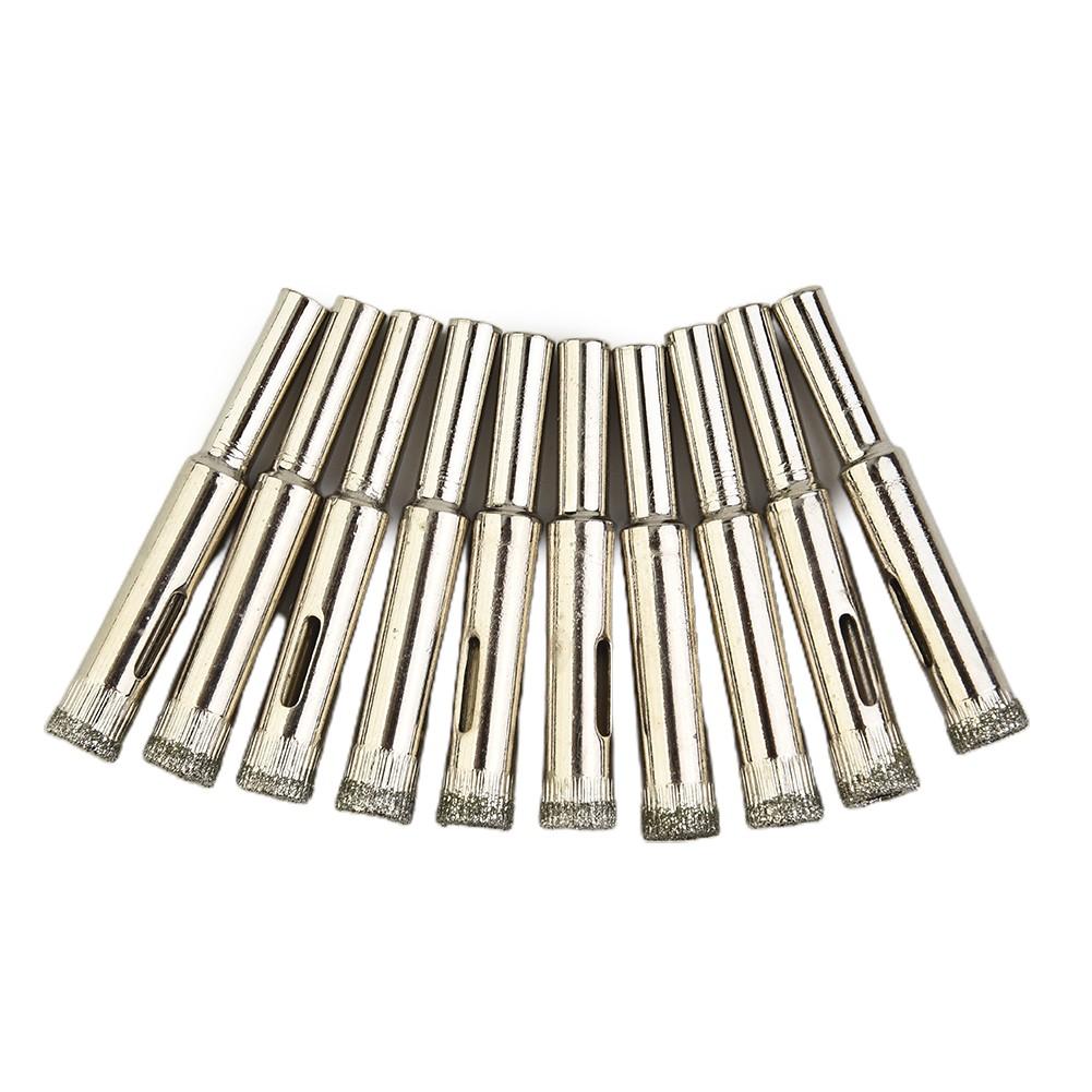 Tile Hole Opener Workshop Tools Supplies 10pcs Set 8mm Drilling Drill Bit