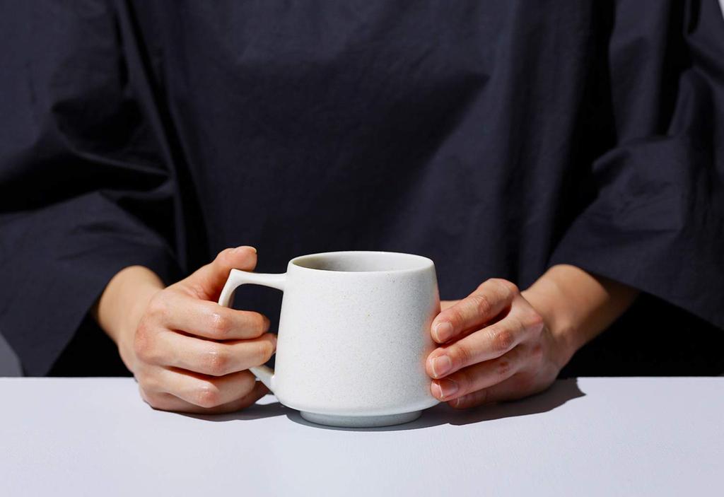 cores Kiki Mug Made in Microwave and Dishwasher Delicately Crafted C811WH, White, 320ml, Japan, Safe,