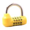 U-Shaped Keyless Combination Lock: Anti-Theft Portable Padlock with English Letter Code for Dormitory Lockers