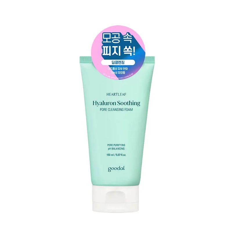Goodal Houttuynia Cordata Hyaluron Soothing Pore Cleansing Foam Gentle Face Wash