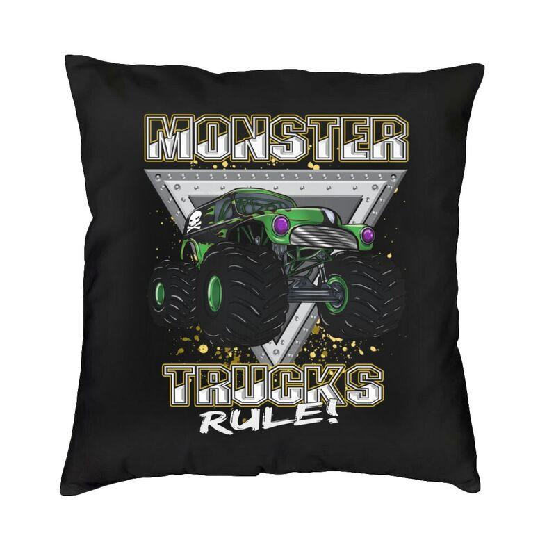 

Мягкая наволочка для декоративной подушки Монстр-трак Monster Jam , квадратная, 40x40 см, для дивана 30x30cm 12x12in