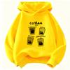 Jungen Mädchen Mode Kaffee Katze Grafik Hoodie Kinder Katze Kinder Sweatshirt Kapuzenpullover Freizeit Kapuzenpullover