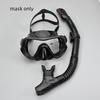 Professional Scuba Diving Face Mask Snorkeling Set Outdoor Diving Training Equipment Silicone Diving Goggles Breathing Tube New